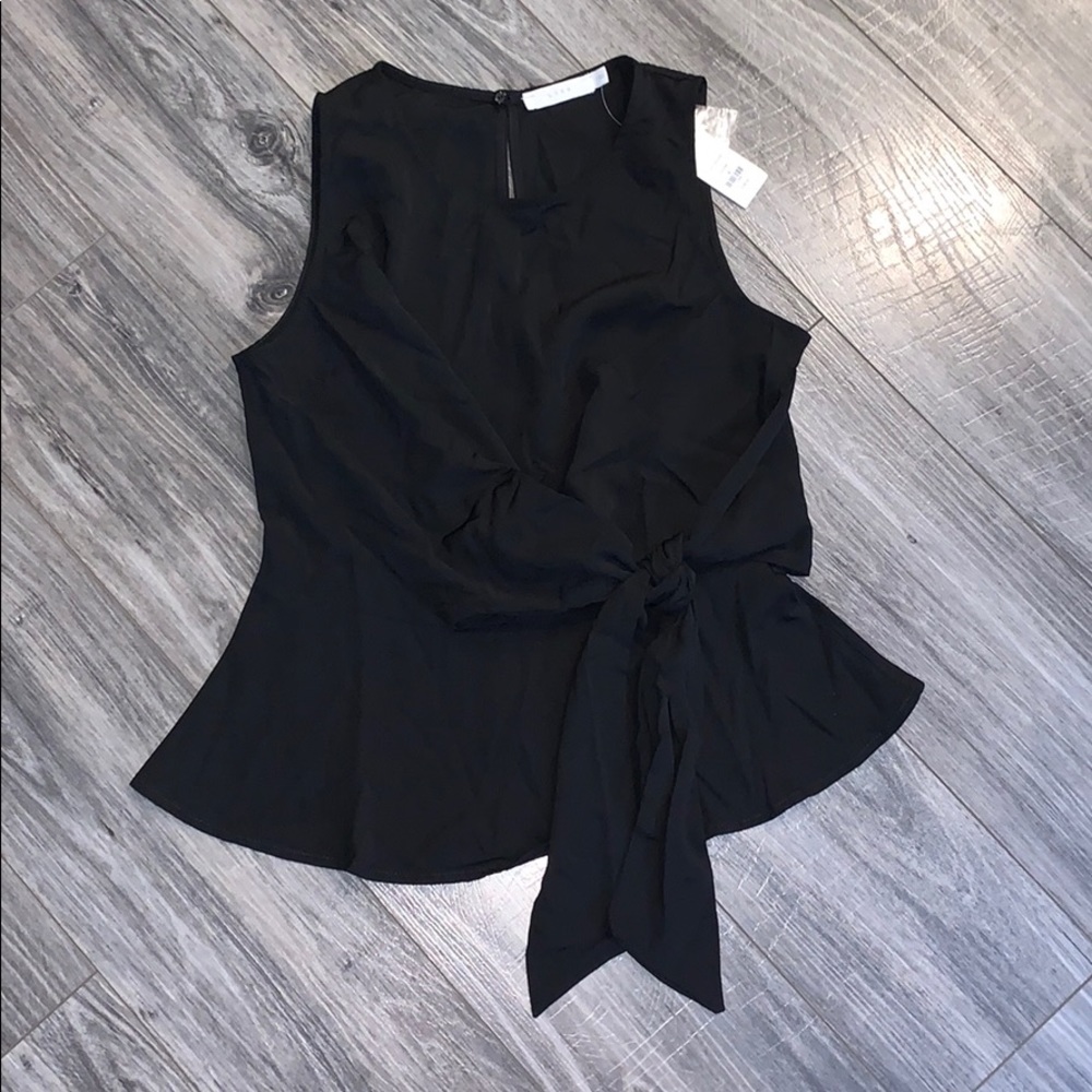 Black tie front top